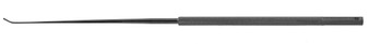 413-018SB - JACOBSON HOOK PROBE BLUNT 45° ANGLE 1x5mm 7 1/2" #18 BLACK STAINLESS STEEL