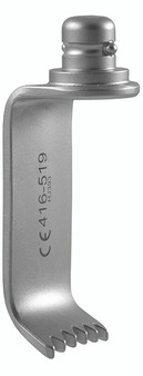 416-519 - CASPAR LATERAL BLADE STAINLESS EXTRA THIN W/6TEETH 40mm x 15mm