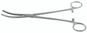 438-615Q - ROCHESTER-CARMALT FORCEPS CURVED 9" (23cm) QUANTUM