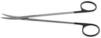 440-304 - CHURCH SCISSORS CURVED POWER-CUT-BLACK 7"