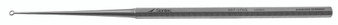 467-376S - BUCK EAR CURETTE HEXAGONAL HANDLE BLUNT STRAIGHT 5 3/4" SIZE 2