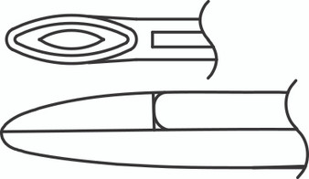 468-600 - WILDE ETHMOID RONGEUR STRAIGHT 3mm x 8mm 4 1/2"