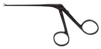 469-020 - BLACK MICRO ALLIGATOR FORCEPS SERRATED JAW 4mm x 0.6mm 3 1/4"
