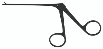 469-020SQ - BLACK MICRO ALLIGATOR FORCEPS SMALL SERRATED JAW 3mm x 0.6mm 3 1/4" QUANTUM