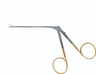 469-040 - MICRO ALLIGATOR FORCEPS 4mm x 0.9mm DELICATE SERRATED JAW W/LOCK STRAIGHT 3"