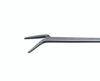 469-046 - MICRO ALLIGATOR FORCEPS 0.9mm DELICATE SERRATED JAW DOWN ANGLE