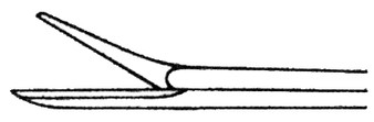 469-098 - SHEA-BELLUCCI EAR SCISSORS CLASSIC DELICATE BLUNT BLADES STRAIGHT 3"