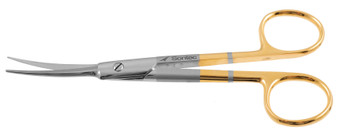 475-170 - BROWN SCISSORS PC CURVED 5 3/4"