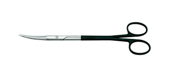 475-177C - FREEMAN SCISSORS SPREAD HANDLE POWER-CUT-BLACK CURVED 7 3/4"