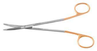 475-183D - FREEMAN KAYE SCISSORS SPREAD HANDLE FINO TC SERRATED CURVED 7"