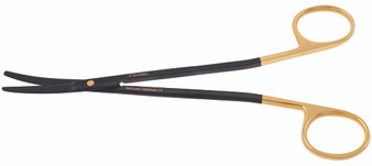 475-188B - FREEMAN KAYE SCISSORS CERAMITEC SPREAD HANDLE TC-POWER CUT 1 BLADE SERRATED CURVED 7"