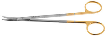 475-191 - KAHN SCISSORS POWER-CUT-GOLD CURVED 7"