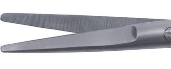 475-301 - HEYMANN KNIGHT NASAL SCISSORS STRAIGHT BLADES ANGLED TO SIDE POWER-CUT-BLACK 7"