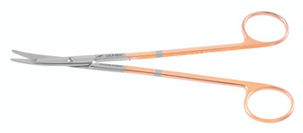 475-386 - GLASSMAN SCISSORS CURVED 7"