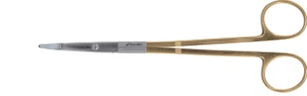 475-400 - GLASSMAN SCISSORS SPREAD HANDLE POWER-CUT-GOLD CURVED 8"
