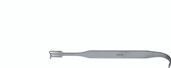 475-503 - MINI FREEMAN RAKE RETRACTOR 4 SHARP PRONGS 6 1/4"