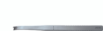 475-768 - PLASTIC SURGERY OSTEOTOME SINGLE GUARD CURVED 8mm 8" RIGHT