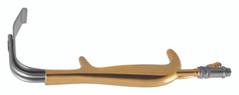 475-931LS - FERREIRA BREAST AUGMENTATION RETRACTOR W/LIGHT & SUCTION 23mm x 10cm BLADE