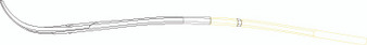 508-608 - STRATTE SCISSORS S-CURVED POWER-CUT-GOLD STRONG CURVE 10"