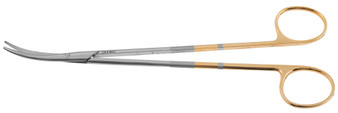 508-617 - STUSSAK METZENBAUM SCISSORS STRONG CURVED POWER-CUT-GOLD BLUNT 7" (17.8cm)