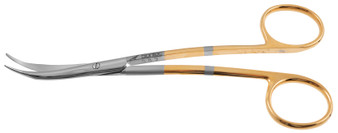 508-618 - BABY STRATTE SCISSORS FULL S-CURVED POWER-CUT-GOLD TENOTOMY TIP 5 1/2"