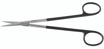 508-636 - KELLY FISTULA SCISSORS POWER CUT BLACK STRAIGHT 6 1/4"