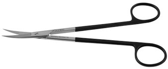 508-637 - BLACK KELLY FISTULA SCISSORS PC CURVED 6 1/4"