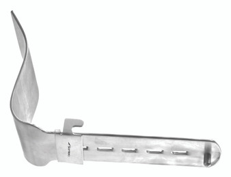 516-802BG - TURNER WARWICK UNIVERSAL STAINLESS STEEL RETRACTOR BLADES F W/CLIP FLAT 89mmx60mm