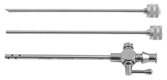 SC95-0315-SET - CANNULA- IRRIGATION 3.2mm W/STOPCOCK SET & SHARP/BLUNT OBTUR