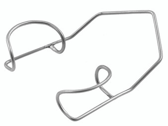 10-1000C-13 - BARRAQUER WIRE SPECULUM 13mm CLOSED ROUND BLADES 10mm SPREAD 35mm OVERALL LENGTH