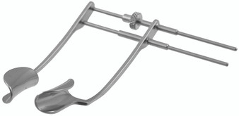 10-1405 - SONTEC COOK EYE SPECULUM DOUBLE-BAR LARGE NON-MAGNETIC 15mm BLADE