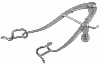 10-1510 - WILLIAMS EYE SPECULUM W/LOCKING SCREW LARGE OPEN BLADES