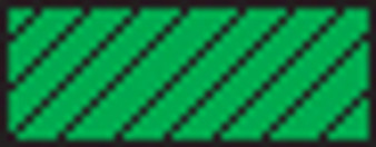105-696 - MEDIMARK SHEET TAPE GREEN/DIAGONAL BLACK  FS