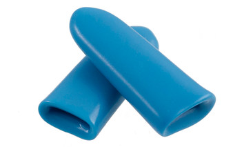 105-764 - TIP COVERS SOLID FLAT BLUE 5/16"  100 PER BAG FS