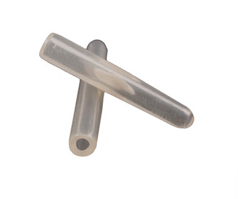 105-782 - TIP COVERS CLEAR TINT "WHITE"" 1/16" (1.6mm) 100 PER BAG FS