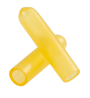 105-786 - TIP COVERS CLEAR TINT "YELLOW" 3/16" (4.8mm) 100 PER BAG FS
