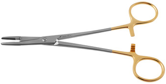 1100-108Q - SONTEC OLSEN-HEGAR NEEDLE HOLDER TC SERRATED 6 1/2" QUANTUM