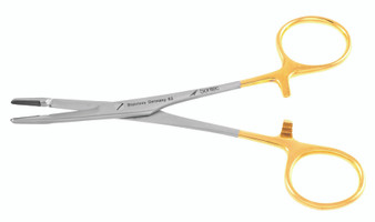 1100-111A - OLSEN HEGAR NEEDLE HOLDER TC SERRATED ROUND JAW 5 1/2"