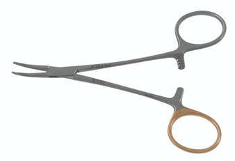 1100-140L - HALSTEAD MOSQUITO FORCEPS CURVED 5" LEFT