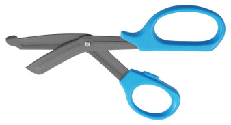 1100-209-BLUE - UTILITY SCISSORS CLASSIC PLASTIC HANDLES COATED BLADES 8" BRIGHT BLUE