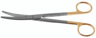 1100-280Q - MAYO DISSECTING SCISSORS BEV BLADES TC CURVED 6 3/4" QUANTUM