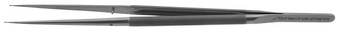 2200-207 - RING TIP FORCEPS ROUND HANDLE TC DUST STRAIGHT 1mm 9" LIGHT WEIGHT FS
