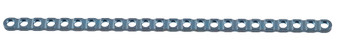 Z12-ST-024-F - BLUE PLATE FLEXIBLE STRAIGHT Ø1.2 24 HOLES