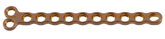Z20-TT-012-R - GOLD PLATE RIGID T-PLATE Ø1.5/2.0 12 HOLES