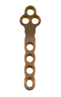 Z20-TM-007-R - GOLD PLATE RIGID TPLO MIDDLE Ø1.5/2.0 7 HOLES