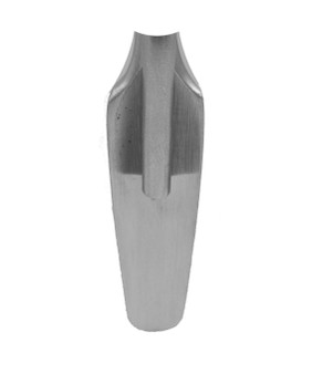 207-2922L - G. AUFRICHT NASAL RETRACTOR SOLID TAPERED 50 x 6mm BLADES 6 3/4" ILLUMINATED