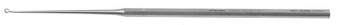 467-382SL - BUCK EAR CURETTE HEXAGONAL HANDLE BLUNT ANGLE 6 1/2" SIZE  0