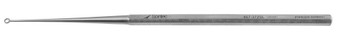 467-372SL - BUCK EAR CURETTE HEXAGONAL HANDLE BLUNT STRAIGHT 6 1/2" SIZE  0