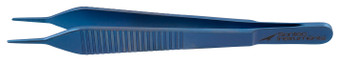 136-680T - TITANIUM HUDSON EWALD DRESSING FORCEPS SERRATED HANDLE SERRATED TIP HEAVY 4 3/4"