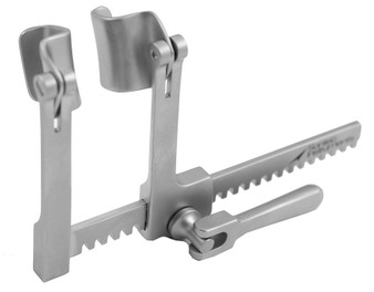 2500-205 - ORIGINAL SHANGHAI FINOCHIETTO MINI RETRACTOR 16x20mm BLADES 3" SPREAD